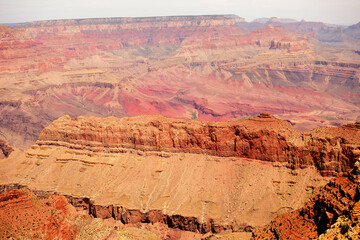 Hazy Blue Sky Grand Canyon Arizona