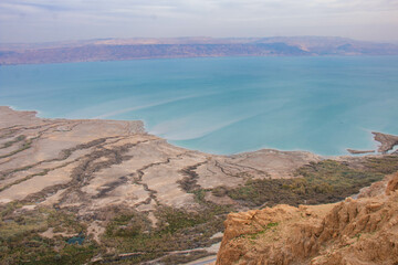 The Dead Sea from the Jericho Mountains, Palestine