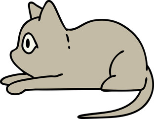 pet cat staring