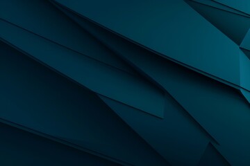 Abstract blue background of geometric and irregular triangles - AI Generated