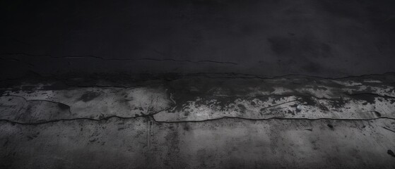 Concrete dark grunge texture - Generative AI