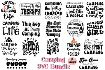 Fototapeta premium Camping SVG Bundle