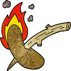 cartoon doodle of a hot dog