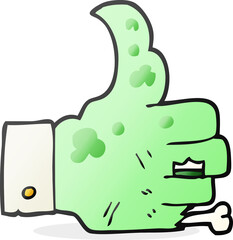 cartoon zombie hand