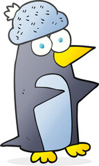 cartoon penguin