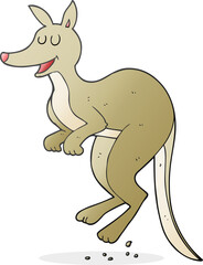 cartoon kangaroo