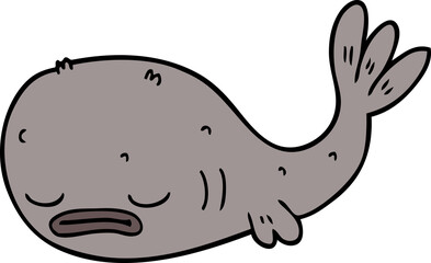 cartoon doodle of a fish