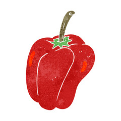 retro cartoon pepper
