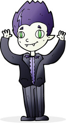 cartoon vampire boy
