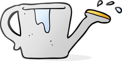 cartoon watering can