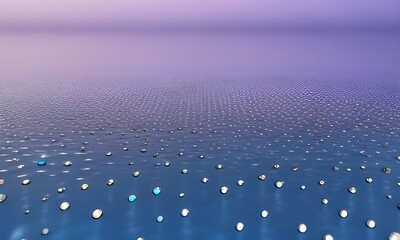 lustracja przedstawiająca wodę, krople wody, pęcherzyki powietrza, tło. Wygenerowane przy użyciu AI.