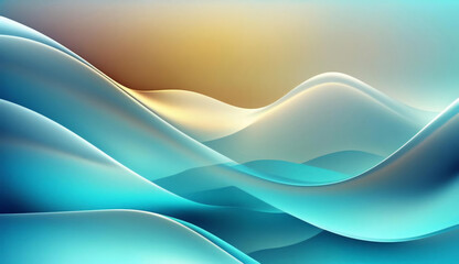 Obraz premium Abstract Background. Abstract Light Background. Abstract 3D Background. Abstract Fluid Wave 3D Background. Gradient design element for backgrounds, banners, wallpapers, posters and covers.