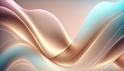 Abstract Background. Abstract Light Background. Abstract 3D Background. Abstract Fluid Wave 3D Background. Gradient design element for backgrounds, banners, wallpapers, posters and covers.