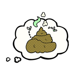 thought bubble cartoon gross poop