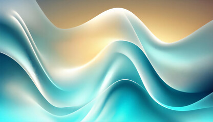 Abstract Background. Abstract Light Background. Abstract 3D Background. Abstract Fluid Wave 3D Background. Gradient design element for backgrounds, banners, wallpapers, posters and covers.
