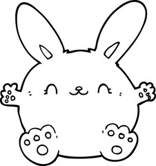cute cartoon rabbit