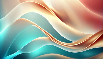 Abstract Background. Abstract Light Background. Abstract 3D Background. Abstract Fluid Wave 3D Background. Gradient design element for backgrounds, banners, wallpapers, posters and covers.