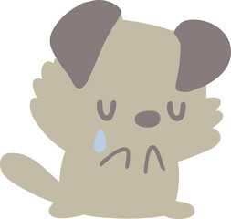 crying puppy