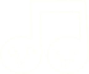 Dead Note Chalk Drawing