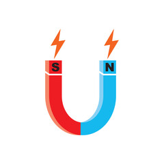 Magnet symbol icon,logo illustration design template