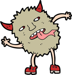 funny cartoon monster
