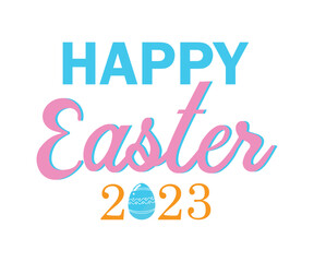 Happy Easter Bunny Rabbit 2023 T-shirt Design.