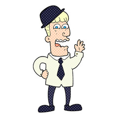 cartoon businessman