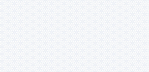 Abstract geometric seamless pattern in Arabesque style. Vector ornamental lines texture, elegant floral lattice, mesh. Traditional luxury background. Elegant blue and white ornament, repeat design