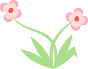 Pink Flower Element