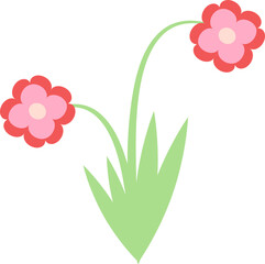 Pink Flower Element
