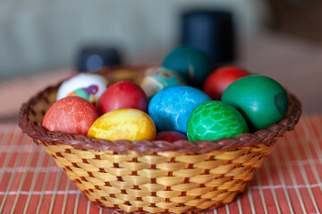Fototapeta na wymiar Easter eggs 