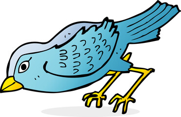 cartoon garden bird
