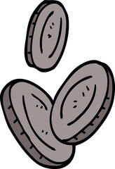 cartoon doodle money