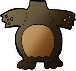 cartoon black bear body (mix and match cartoons or add own photos)