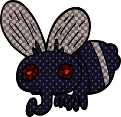 cartoon doodle of a fly