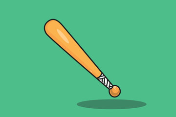 Free vector baseball stick icon design