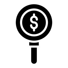 market research glyph 