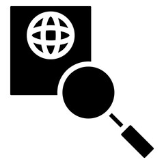 market research glyph 