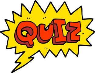 cartoon doodle font quiz
