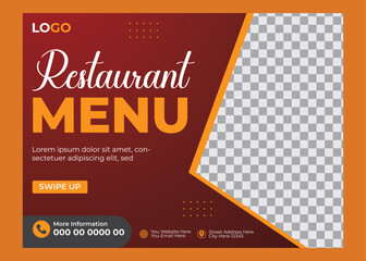 Food menu template for food restaurant