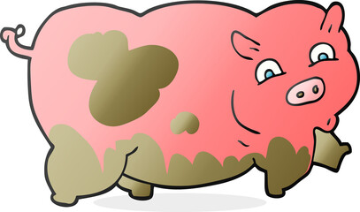 cartoon pig