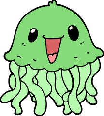 cartoon jellyfish
