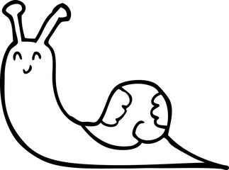 cute cartoon snail