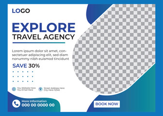 travel to indonesia, the world travel day. Horizontal layout vector background template for page covers, flyers, leaflets or advertising billboards. space for photo and text. grey gradient background