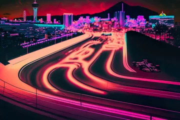 Photo sur Plexiglas F1 Race Track Las Vegas