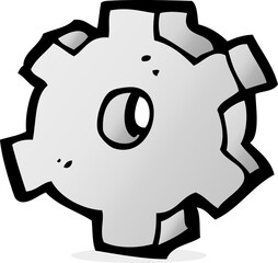 cartoon cog symbol