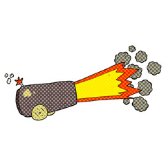cartoon firing cannon