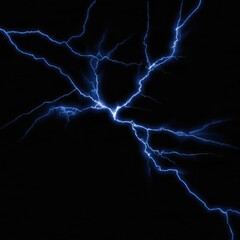 lightning in the night. Generative AI.