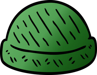 cartoon doodle winter hats