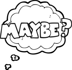 maybe black and white cartoon symbol